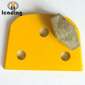 9mm Hole Trapezoid Grinding Plate - Single Bar