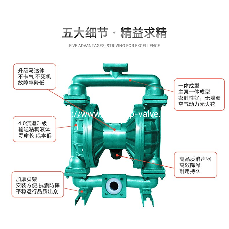 QBK-F Fluoroplastic Pneumatic Diaphragm Pumps