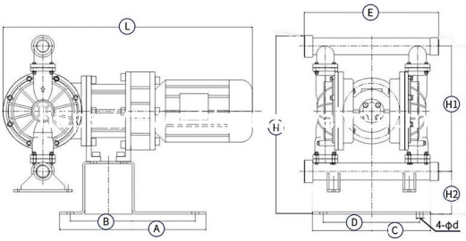 DBY-L Aluminum Alloy Electric Diaphragm Pumps