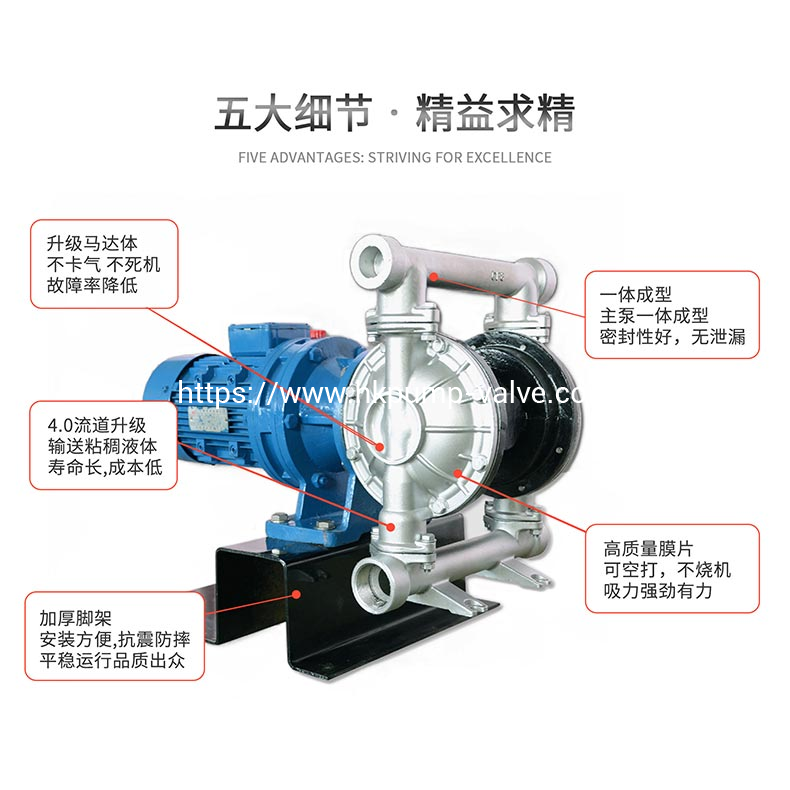 DBY-L Aluminum Alloy Electric Diaphragm Pumps