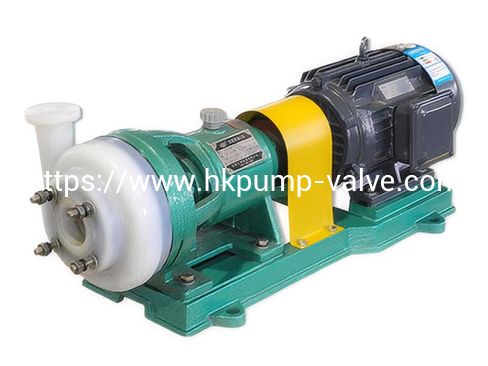 Installation and selection of fluoroplastic lined centrifugal pumps