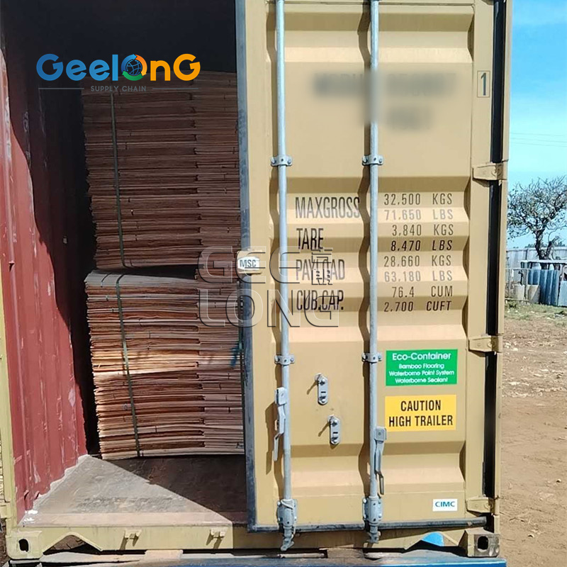 3 Containers of 1.7mm eucalyptus core are ready to India