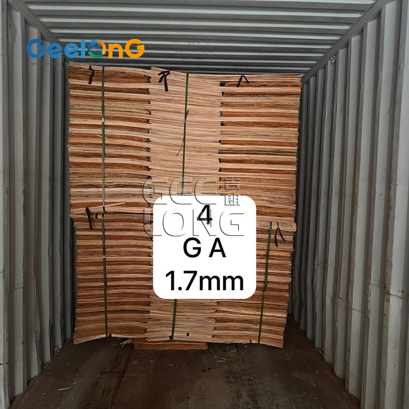 1.7mm grade A eucalyptus core veneer ready for shipment