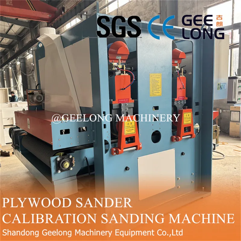 Plywood Calibration Sanding Machine With Polishing Rubber Roller