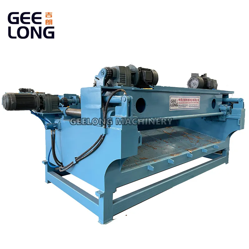 Debark Machine Geelong- 8ft Spindleless Log Debarker Machine, Veneer Peeling Line Machine