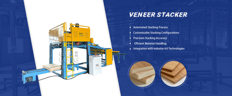 Automatic veneer stacker machine