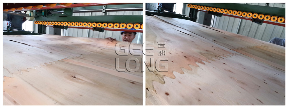 L Type core veneer finger joint composer machine