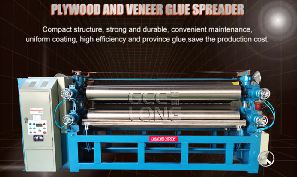 8ft pneumatic air piston type glue spreader machine