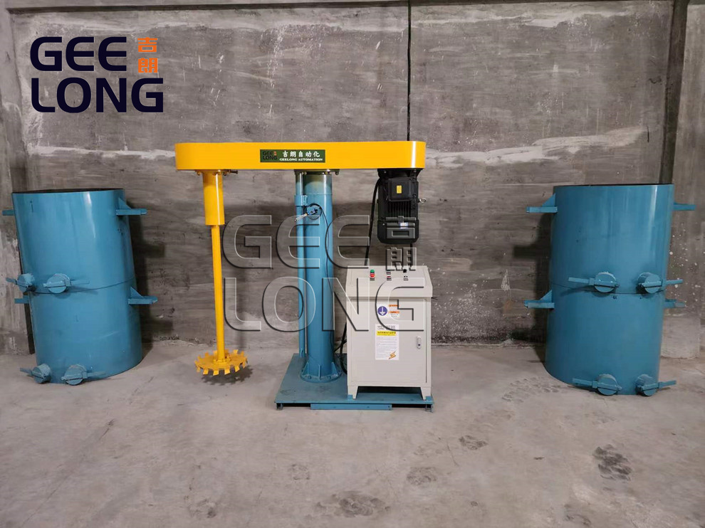 Hydraulic glue mixer machine