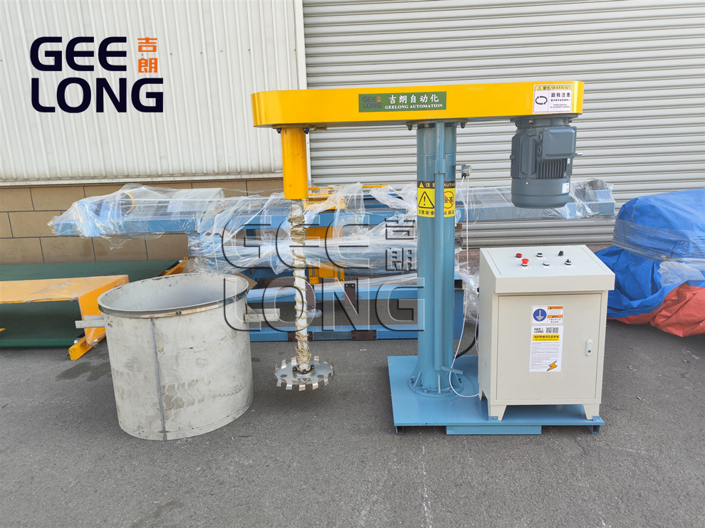 Hydraulic glue mixer machine