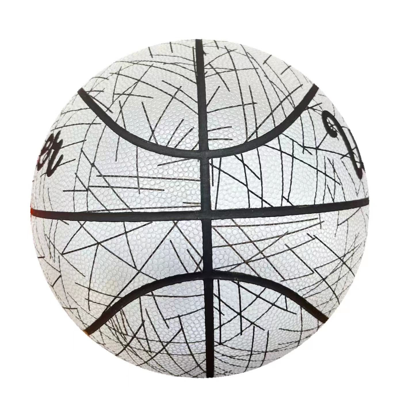 Hand sticking basketball 5281