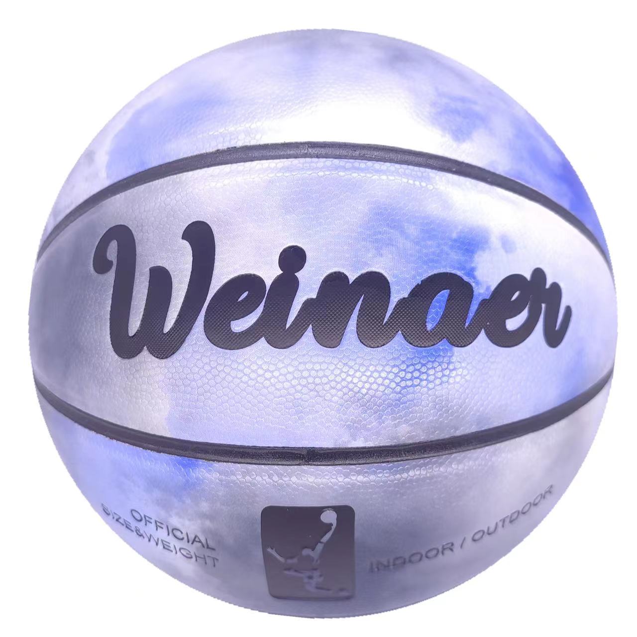 Hand sticking basketball 5273