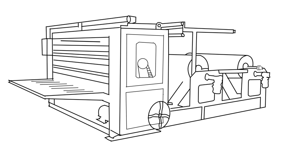 How a tissue paper folding machine works