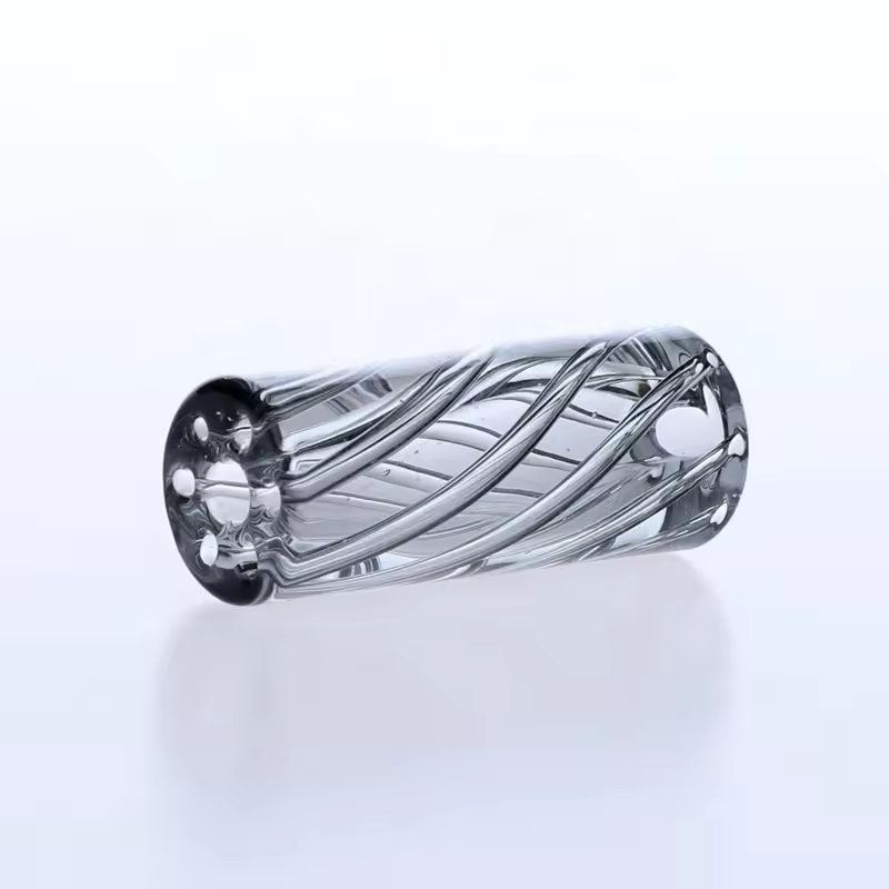 New design custom colored spiral glass rolling filter tips