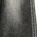 Denim noir extensible épais de 11,2 oz à hachures croisées