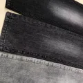 Tela negra rígida de jeans de mezclilla crudos de 6.4 oz