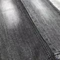 Tela negra rígida de jeans de mezclilla crudos de 6.4 oz