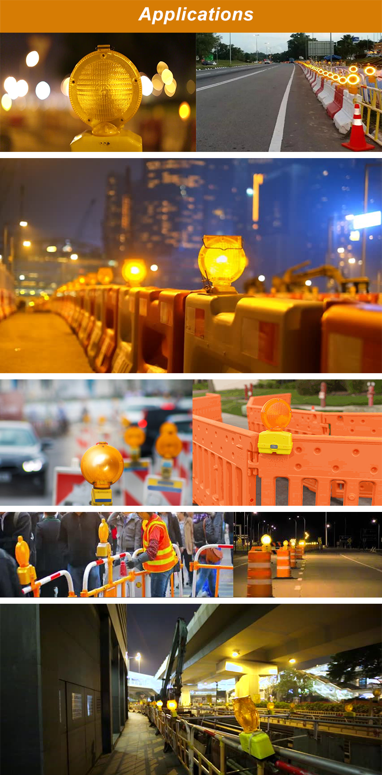 DK LED Traffic Warning Battery Barricade Light