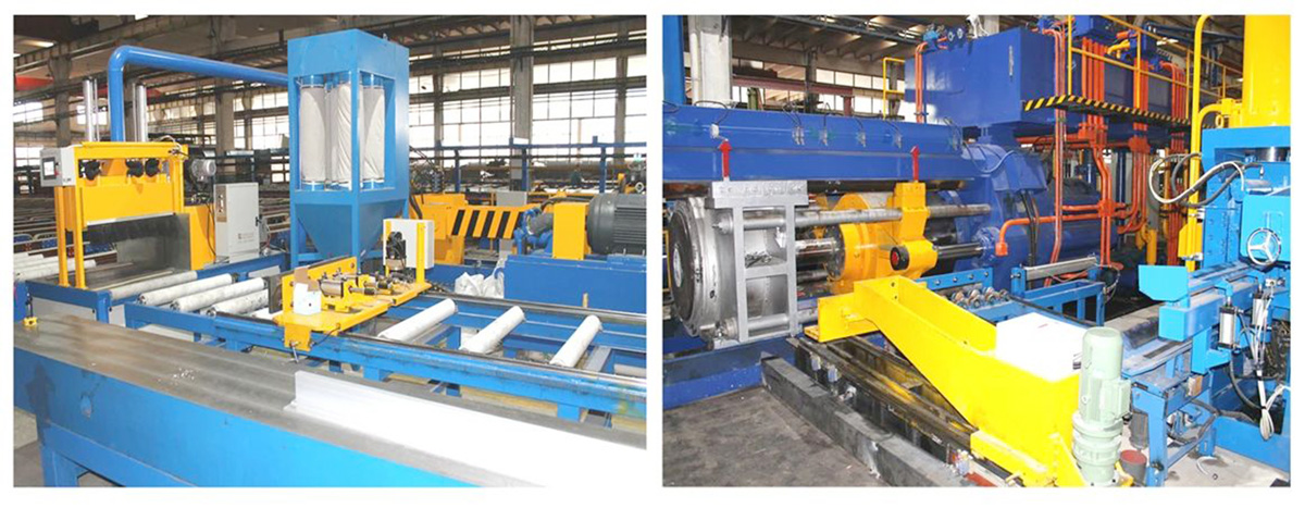 Aluminum profile extrusion machine