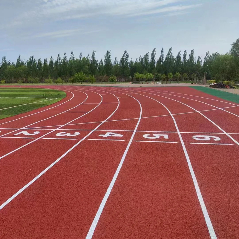 Silicone PU Court Material