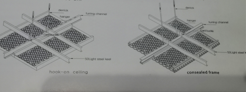 Expanded Ceiling Mesh