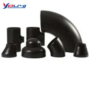 Cast Iron ANSI B16.9 A234 Elbow 90 Degree Black Painted Butt-Welded Carbon Steel Pipe Fittings