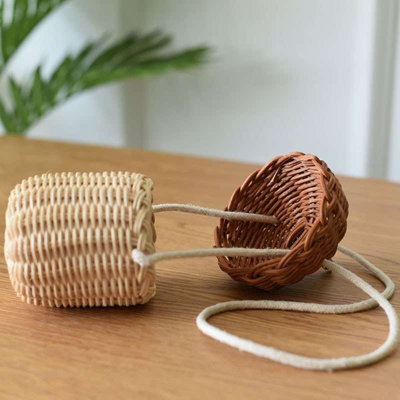 Mini rattan basket