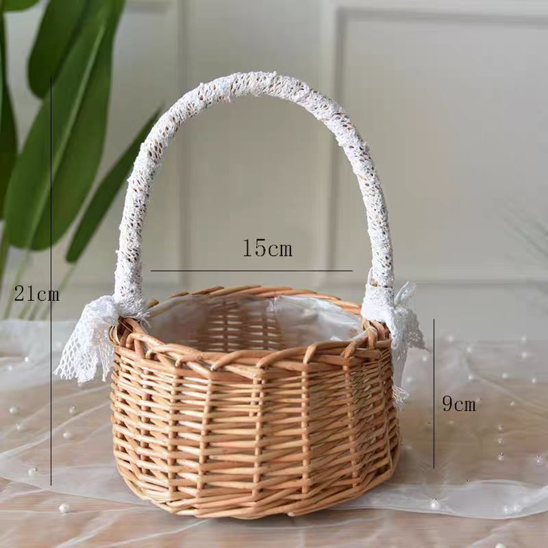 Wicker gift basket