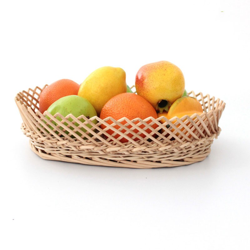 Wicker fruit basket