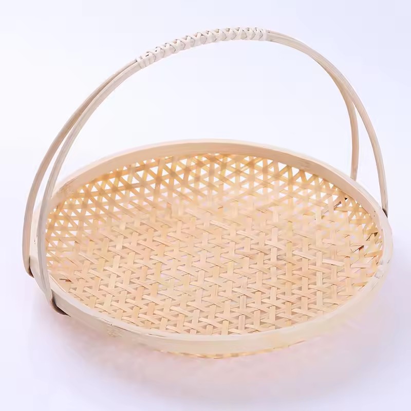 Bamboo food basket