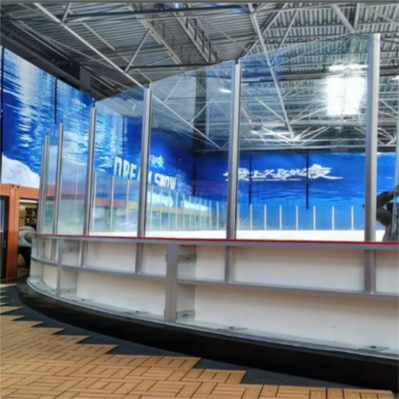 Dual-Frame Ice Hockey Rink Fencing Panels