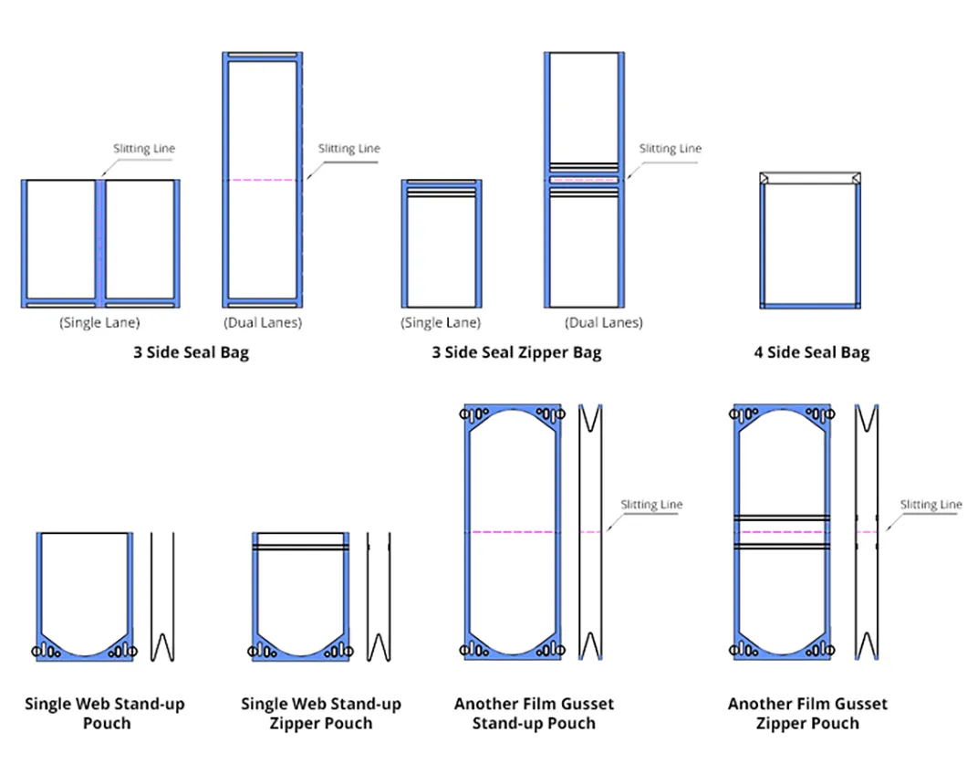 HP-2TZP Otomatik Dörtlü Sızdırmazlık Poşeti Fasulye Meyve Et Gıda Atıştırmalık Paketleme Poşeti Plastik Vakumlu Poşet Yapma Makinesi