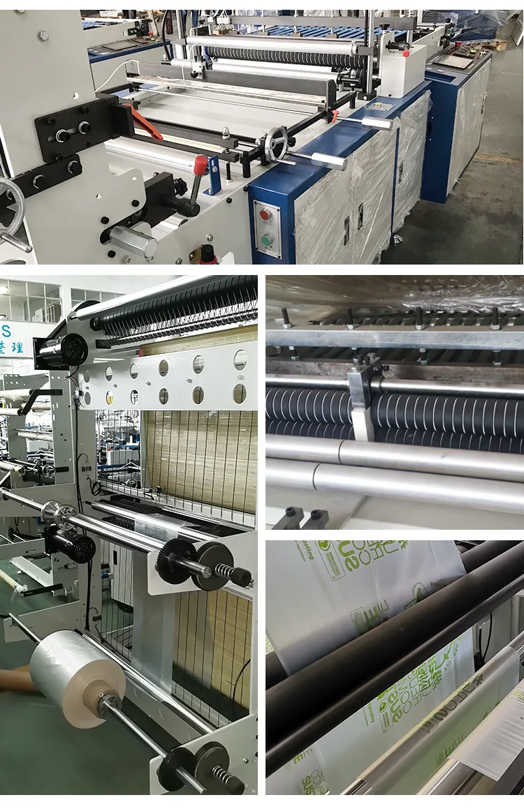 HP-2SA Hanplas Yüksek Hızlı 2 Şeritli Yan Sızdırmazlıklı Torba Yapma Makinesi