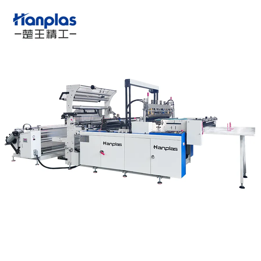 HP-SA Hanplas Yüksek Hızlı 2 Hatlı Yan Kapatmalı Poşet Makinası