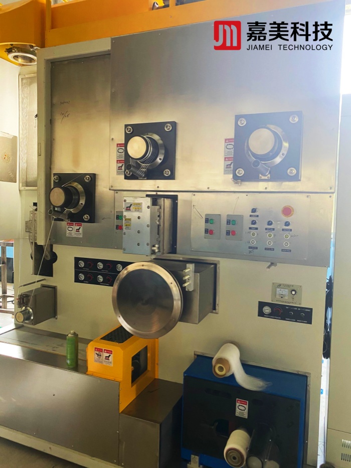 pilot bcf multifilament spinning drawing machine for laboratory testing running