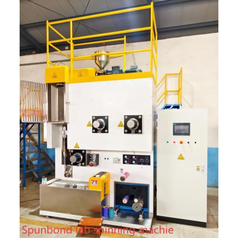Small scale testing color non woven machine for university teaching and ...