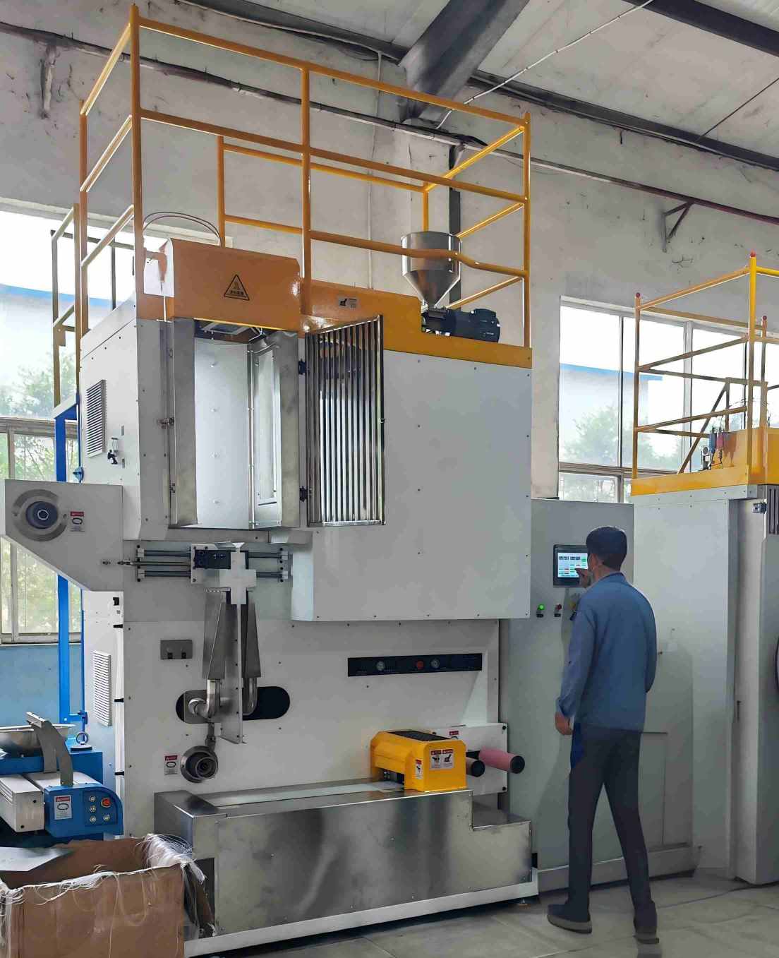 Spinning Testing Lab Testing color spunbond nonwoven poy lab spinning machine