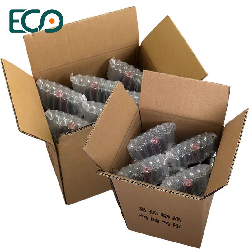 How does the air column bag help the e-commerce sales of alcohol