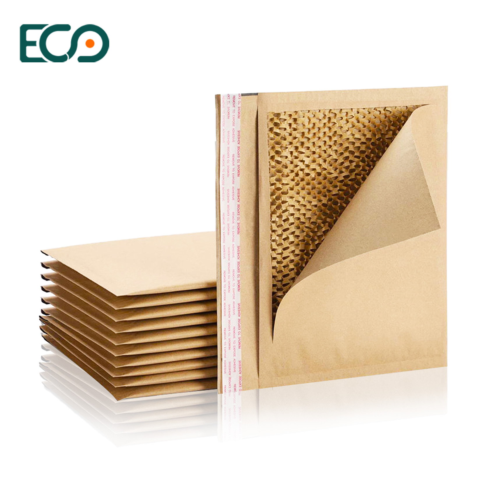 Biodegradable Custom Kraft Wrap Envelope Corrugated Honeycomb Paper Padded Mailing Pouch