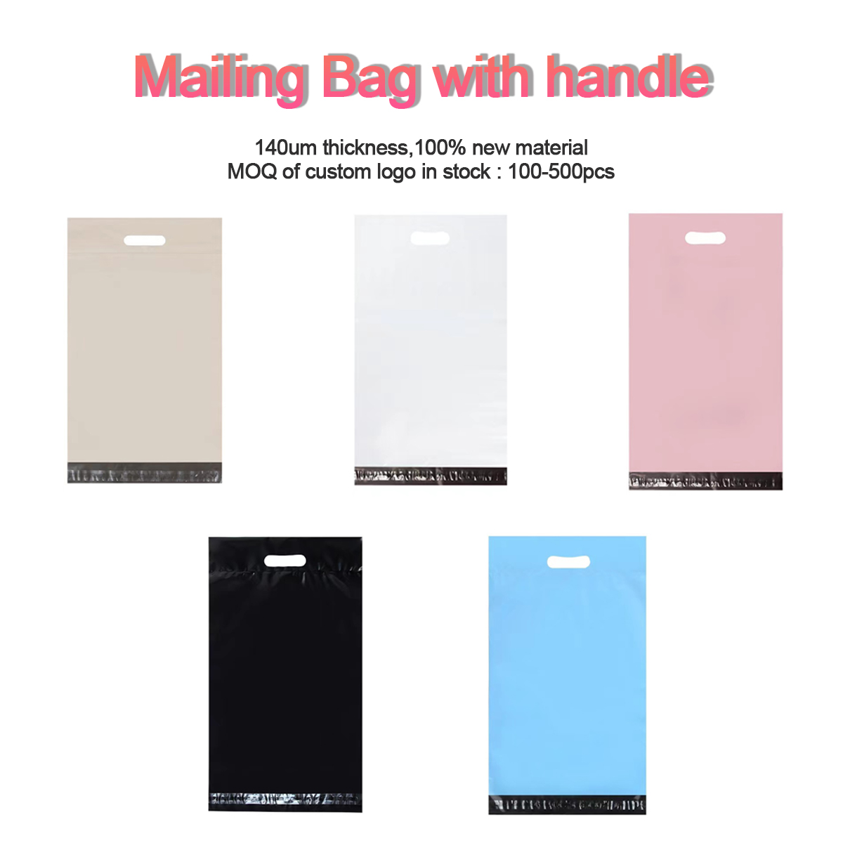 Ready to Ship Mailing Bag with Many Different Colors and Size