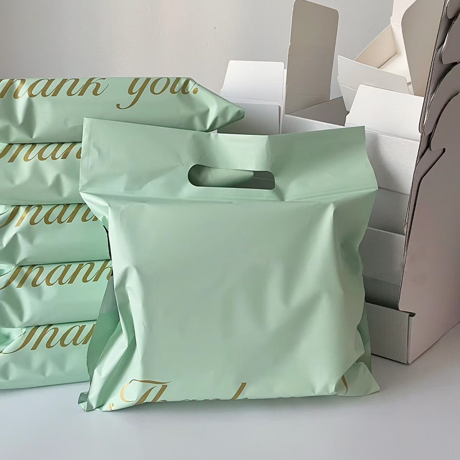 Custom Poly Mailer Bag With Handle