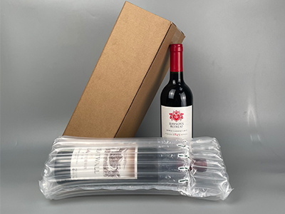 750ml Wine Bubble Wrapping Air Column Bag