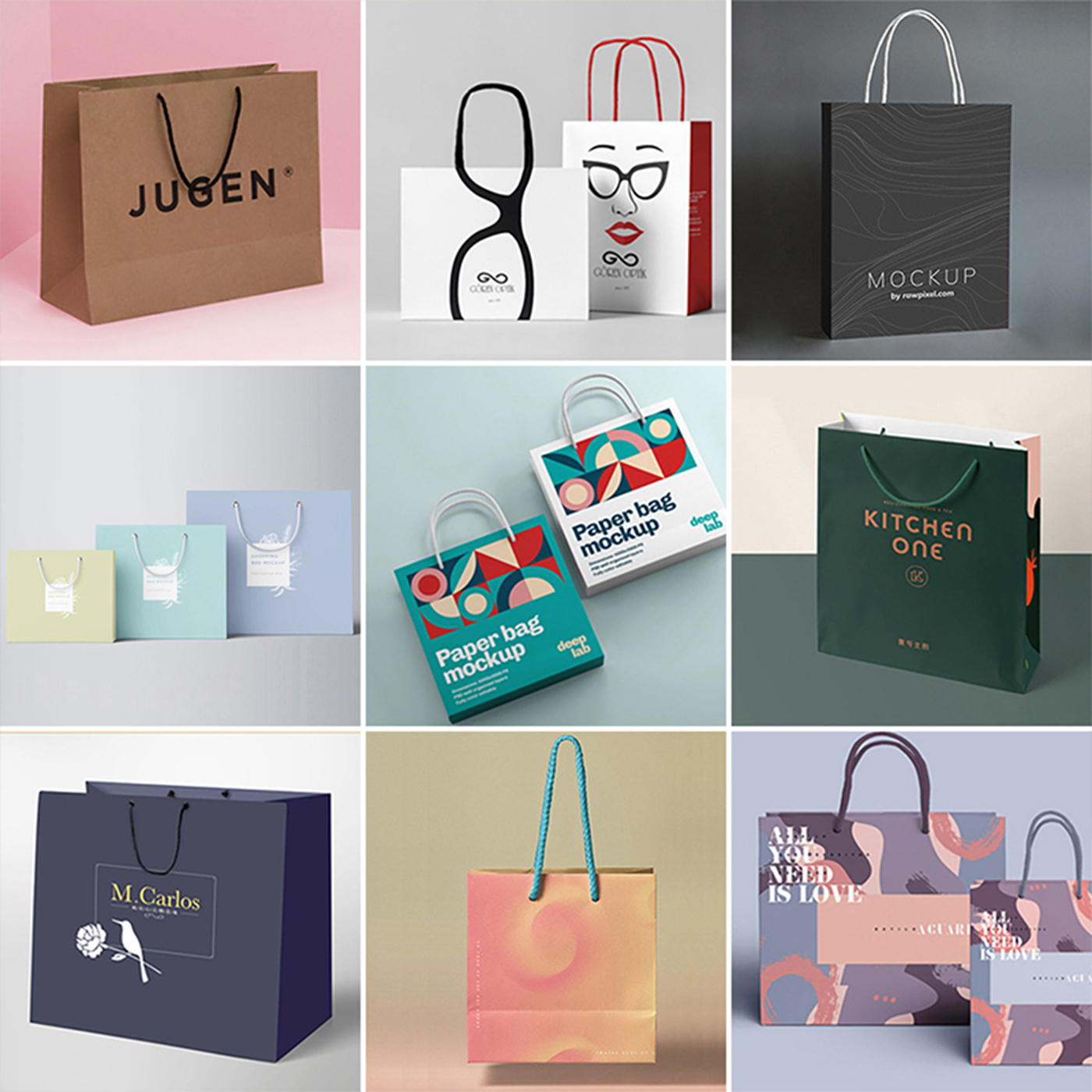 Art Paper Gift Shopping Paper Bags