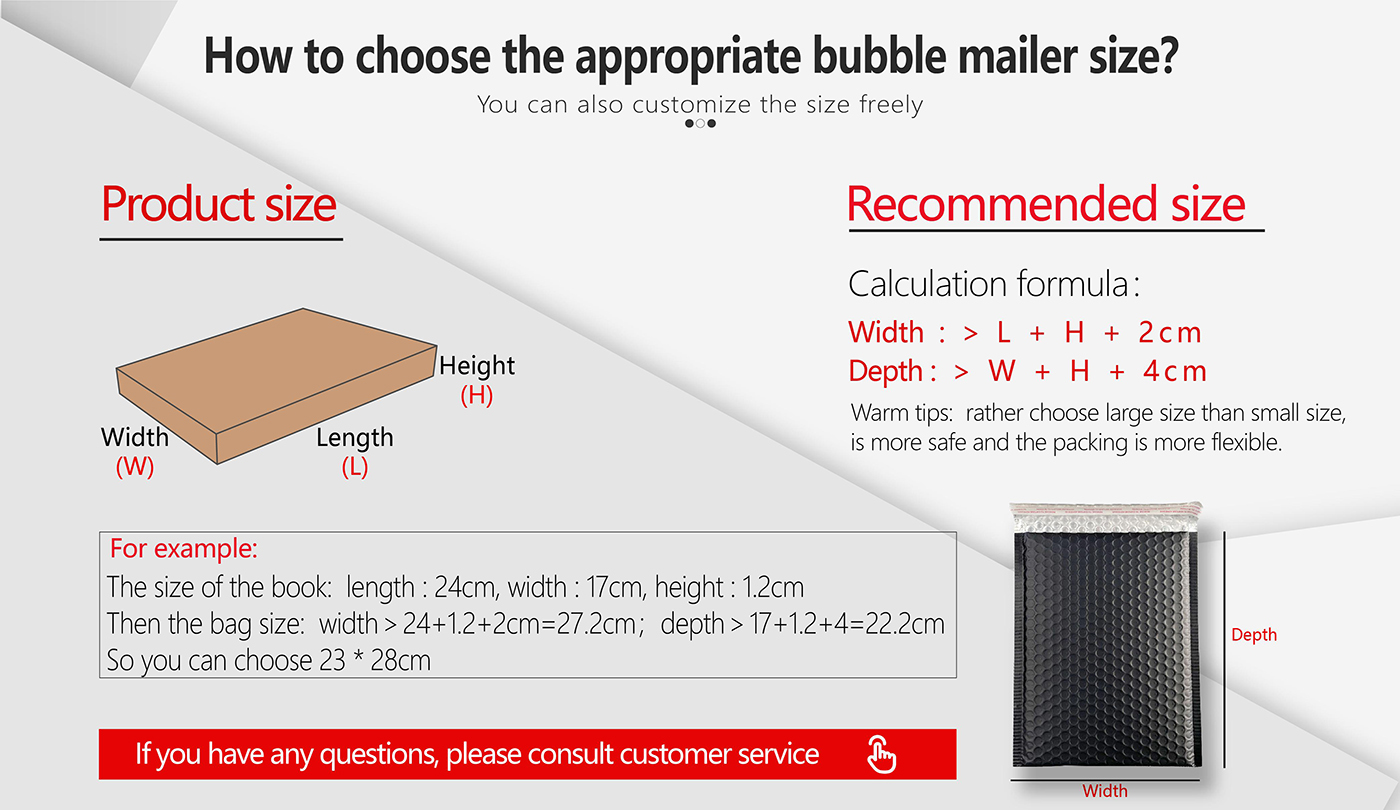 Custom Printed Poly Bubble Mailer