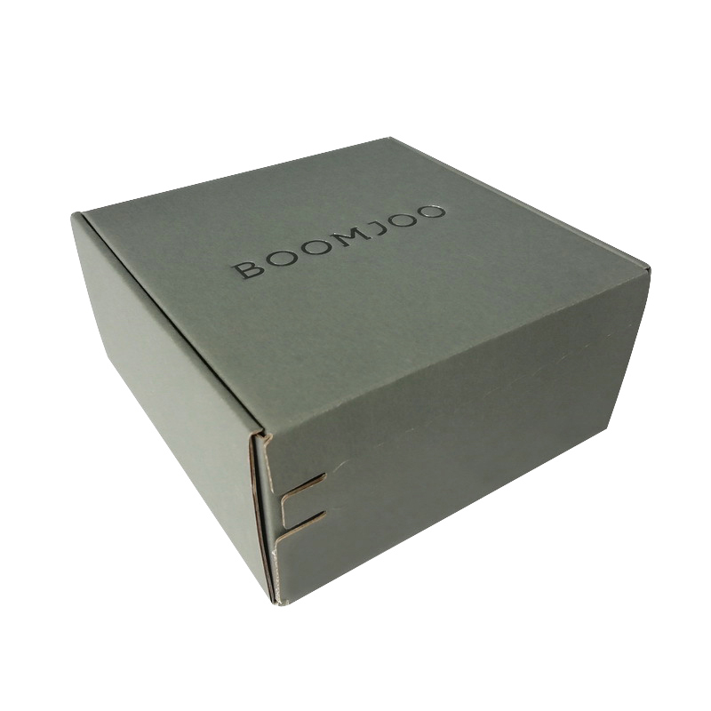 Custom Easy Tear Strip Corrugated Paper Box with Zipper