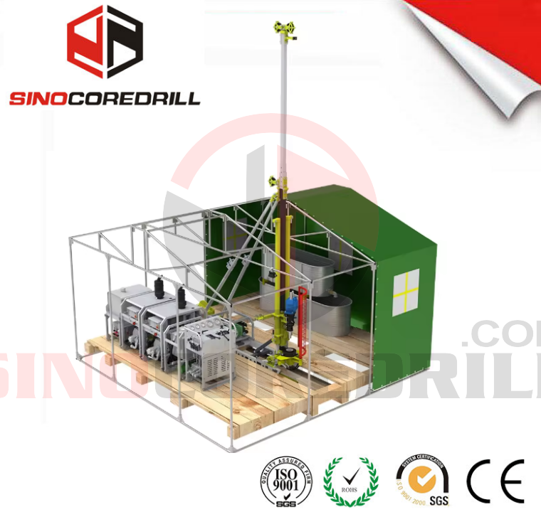 EP550 Portable Fully-Hydraulic Drilling Rig