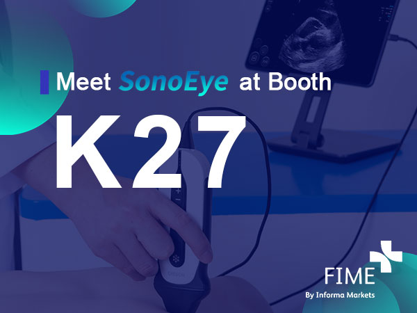 Discover SonoEye: Advanced Handheld Ultrasound for POCUS at FIME 2024