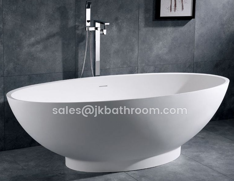 Item 8809 matt white freestanding bath