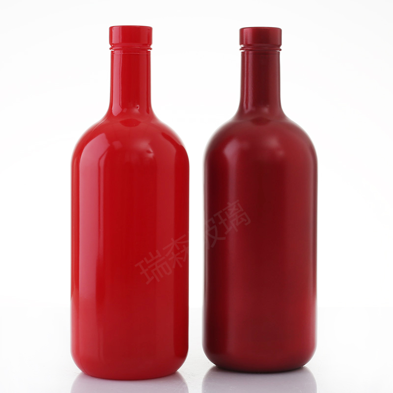 Spray Color Glass Bottle