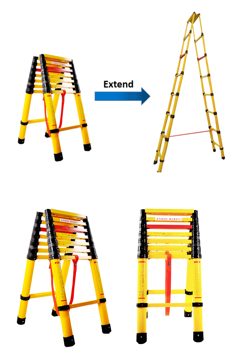 Double-sided Telescopic Ladder